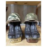 Combat boot decanters