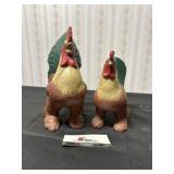 Chicken and Rooster- Ceramic