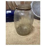 Larger glass pickle jar