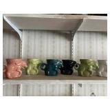 6 Frankoma Mugs