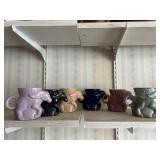 6 Frankoma Mugs