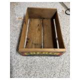 Vintage wooden fruit box