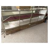 Glass display case