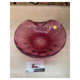 MCM bubble glass bowl