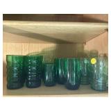 Green glasses