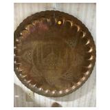 24 Inch Metal Platter Decor