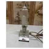 Vintage bubble glass lamp