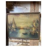 Vintage framed art