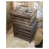 Vintage egg crates