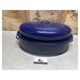 Blue Colombian enamel roaster