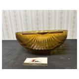 Amber Shell Bowl