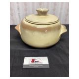 Frankoma pot with lid