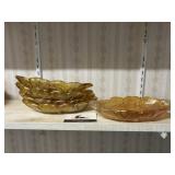 Orange Marigold Dishes
