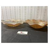 Orange marigold iris  Bowls