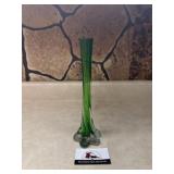 Green swung bud vase