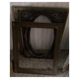 Vintage wood frames no glass