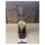 MCM brass candle wall sconce