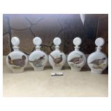 Pheasant and quail decanters