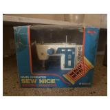 Hand operated sewing machine