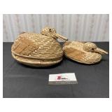 Woven Bird Baskets