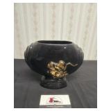 Hand decorated vase