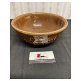 Stoneware bowl marked USA