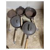 Vintage cast Country House by Krischer pans
