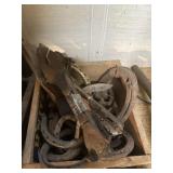 Horse shoes and misc