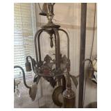 Vintage brass chandelier