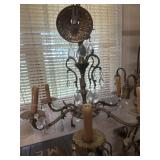Vintage brass chandelier