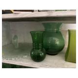 Vases and server