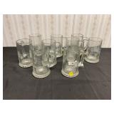 Glass mugs