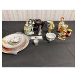 Planters and figurines