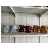 6 Frankoma Mugs
