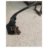 Vintage hand press button machine