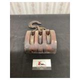 Vintage barn pulley