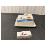 Blue Mill butter dish