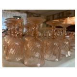 Pink Depression glass