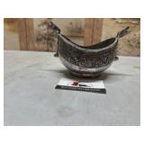 Ornate metal dish