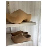 Two Pairs of Wood Clogs
