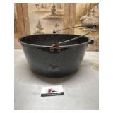 Large enamel pot
