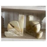 Marble Book Ends