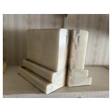 Marble bookends