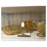 Marigold Orange carnival Glass