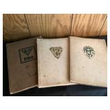 Vintage Kia Cook high school yearbooks years 19