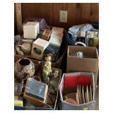 Assorted miscellaneous items and boxes to i