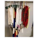 Assorted table linens and bedding