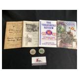 Midwest Old Thresher programs and wooden nickles