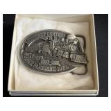 1985 Midwest Central Railroad buckle