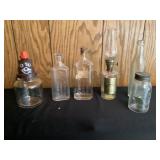 Assorted glassware from Mount Pleasant, Iowa and
